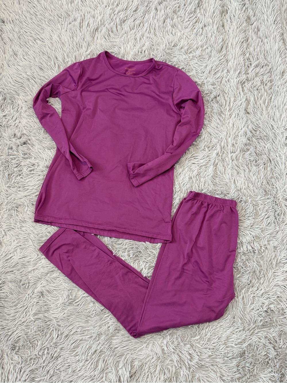 Women's Long Sleeve Thermal Set - Magenta